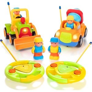 Kids Remote Control Truck and Tractor Set